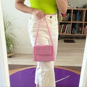 Beaded Pink Handbag 90s y2k